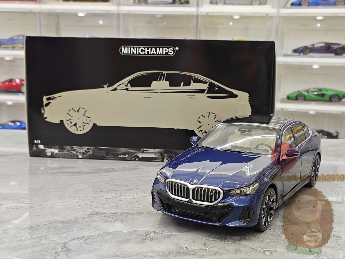 MINICHAMPS 1:18 BMW i5 2023 Alloy diecast Model Car Hobby Gifts