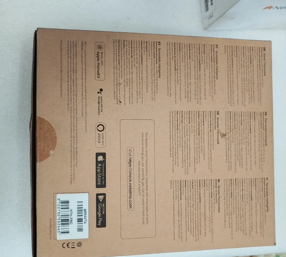 Netatmo Pro Smart Thermostat Intelligent (NTH-PRO) - Photo 3/4