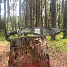 Spada Kopis stile Falcata | Lama in acciaio al carbonio fatta a mano | Caccia | 26 pollici