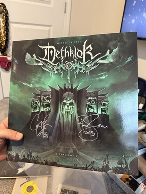 Metalocalypse Dethklok Dethalbum IV Tour Exclusive Vinyl - Small & Hoglan Signed