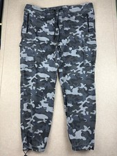 Doggs Supply by Snoop Dogg Pants Men  s XL Gray Camo Cargo Jogger Streetwear
