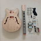 DIY 335 Electric Guitar Kit Unfinished Genuine Rosewood FB Abalone Inlay — photo 2