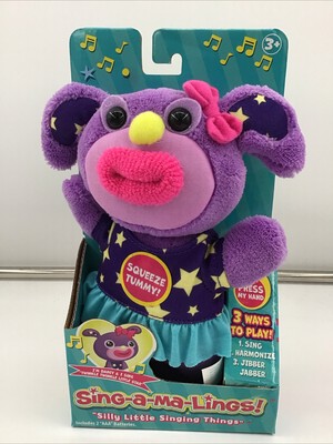 Purple Darcy Sing-A-Ma-Lings!  Sings Twinkle Twinkle Little Star: New In Package