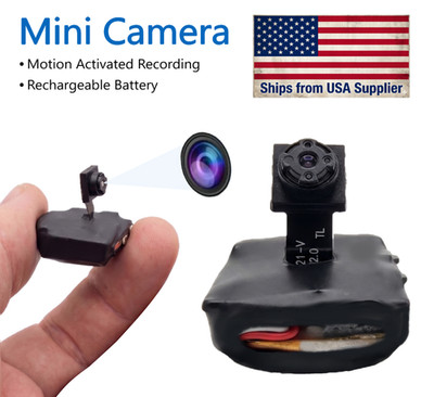 Mini 1080P Camera - Built-in battery compact digital audio Video recorder Webcam