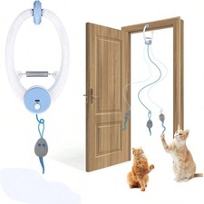 Smart Retractable Hanging Cat Toy Fun Interactive Automatic USB Rechargeable