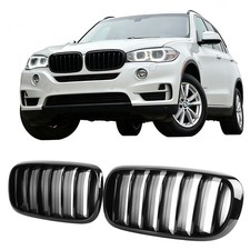 Nieren Grill Einzelsteg passend f�r BMW X5 F15 X6 F16 ab 2013 klavierschwarz