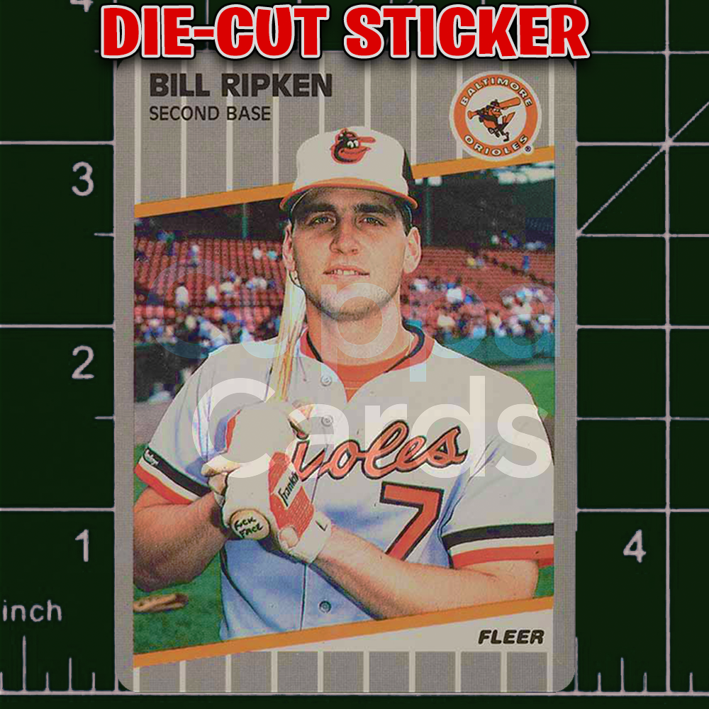 Billy Ripken, 1989 Fleer FF Error Card #616 | Die-Cut RepIica