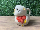 Vintage Shawnee Pottery Creamer Pitcher Early Bird with Red Bow