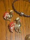 Lot Of Vintage Jewelry PANDORA 925 EDWIN PEARL GERRYS CORO Earrings Neck. — photo 3