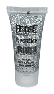 Grimas Tipcreme 071 Glitzer Gel silber  8 ml Tip Creme Glittergel Glimmer