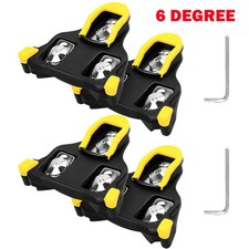 2Set Yellow 6 Degree Float Road Bike Pedal Cleat For Shimano SM-SH11 SPD-SL HOT