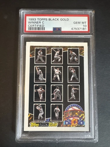 1993 TOPPS BLACK GOLD WINNER C PSA 10 GEM MINT KEN GRIFFEY JR. CLEMENS
