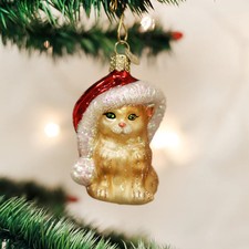 Old World Christmas - Santa'S Kitten - 12366