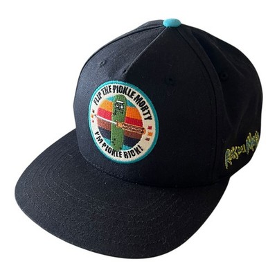 Flip The Pickle Morty Baseball Cap Hat Snap Back I'm Pickle Rick Adult Swim Rare