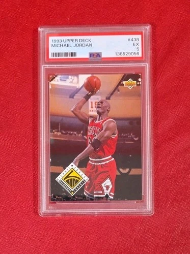 1993-94 Upper Deck #438 Michael Jordan Chicago Bulls NBA Card PSA 5