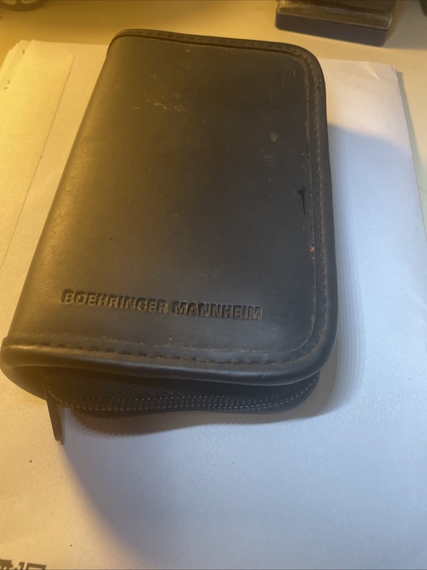 Diabetic carrying  Case Boehringer Mannheim German 6x4 Inches