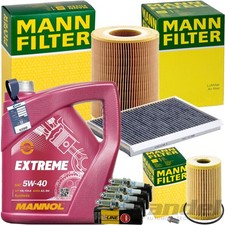 MANN INSPEKTIONSPAKET+5L MANNOL 5W-40 MOTORÖL passend für MERCEDES A KLASSE W168 MANN INSPEKTIONSPAKET+5L MANNOL 5W-40 MOTORÖL passend für MERCEDES A KLASSE W168