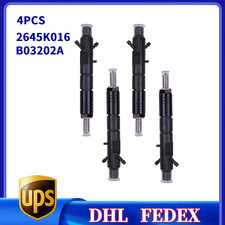 Inyector de combustible 4 piezas 2645K016 B03202A para inyector diésel motor Perkins