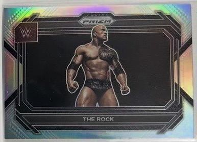2023 Panini Prizm WWE #41 The Rock Silver