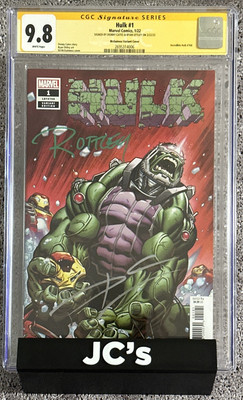 HULK #1 CGC SS 9.8 CVR-I ED MCGUINNESS VAR DUAL SIGN DONNY CATES/RYAN OTTLEY  