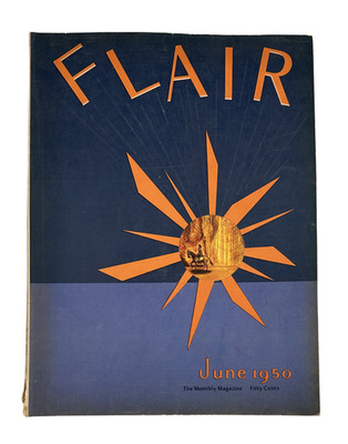 Flair Magazine June 1950 Fashion Gypsy Rose Lee Steve Harley Art Fashion