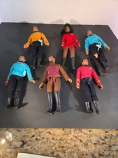 Vintage 1970's Mego Star Trek TOS 8" figures - 6 different