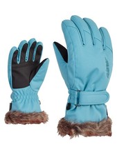 Ziener M&auml;dchen Ski-Handschuhe 7, atmungsaktiv, warm, Wintersport, Blau