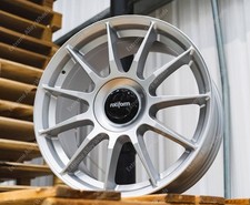 19 Zoll Silber DTM Alufelgen passend für Cadilac BLS Fiat 500x Croma Saab 9-3 9-5 5x110
