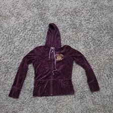 Authentic Vintage Juicy Couture Classic Preppy Royalty Zip-Up Small Fit