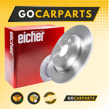 FOR Volvo XC70 T6 Polestar AWD 2013>2016 302 mm Rear BRAKE DISCS X2 Solid EICHER