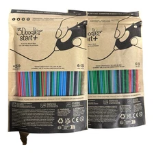 3Doodler Start Filament Refill Bag X250 Strands 1250ft Primary Sticks 2 Pks