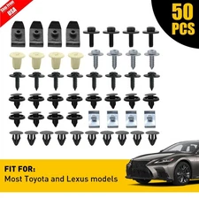 50Pcs For Toyota Lexus Under Engine Cover Clips Underbody Mudguard Shield Screws