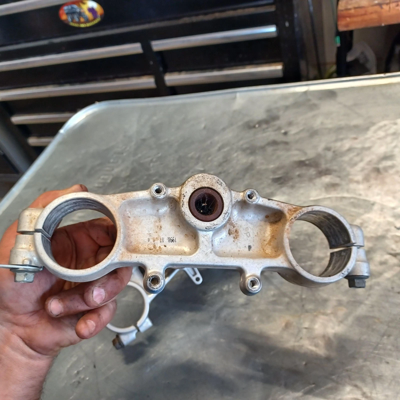 2000 Yamaha Yz80 Triple Clamp
