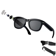 AI Smart Glasses Pro 110‑Language Translator ChatGPT AR Display Camera Mic