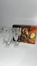Masquerade Cristal d'Arques Champagne Flute Glasses In Box - Set Of 4