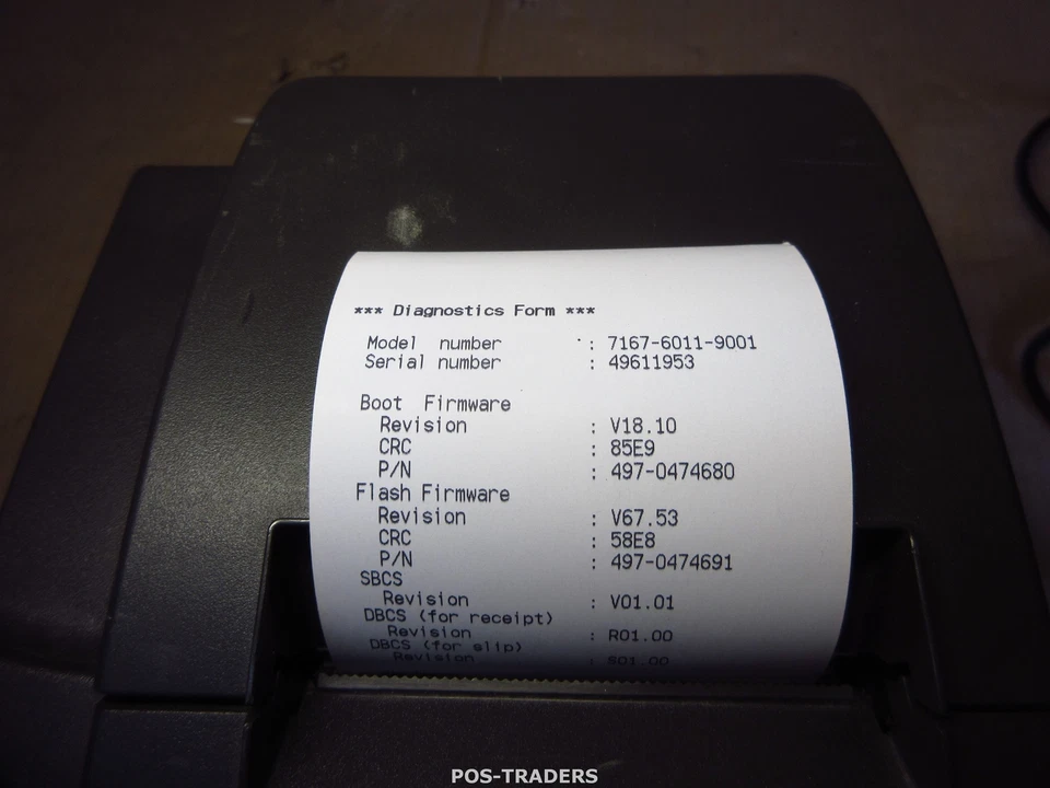 NCR 7167 USB NETWORK Thermal Receipt POS Hybrid Printer 7167-6011-9001 INCL PSU - Image 3 of 4