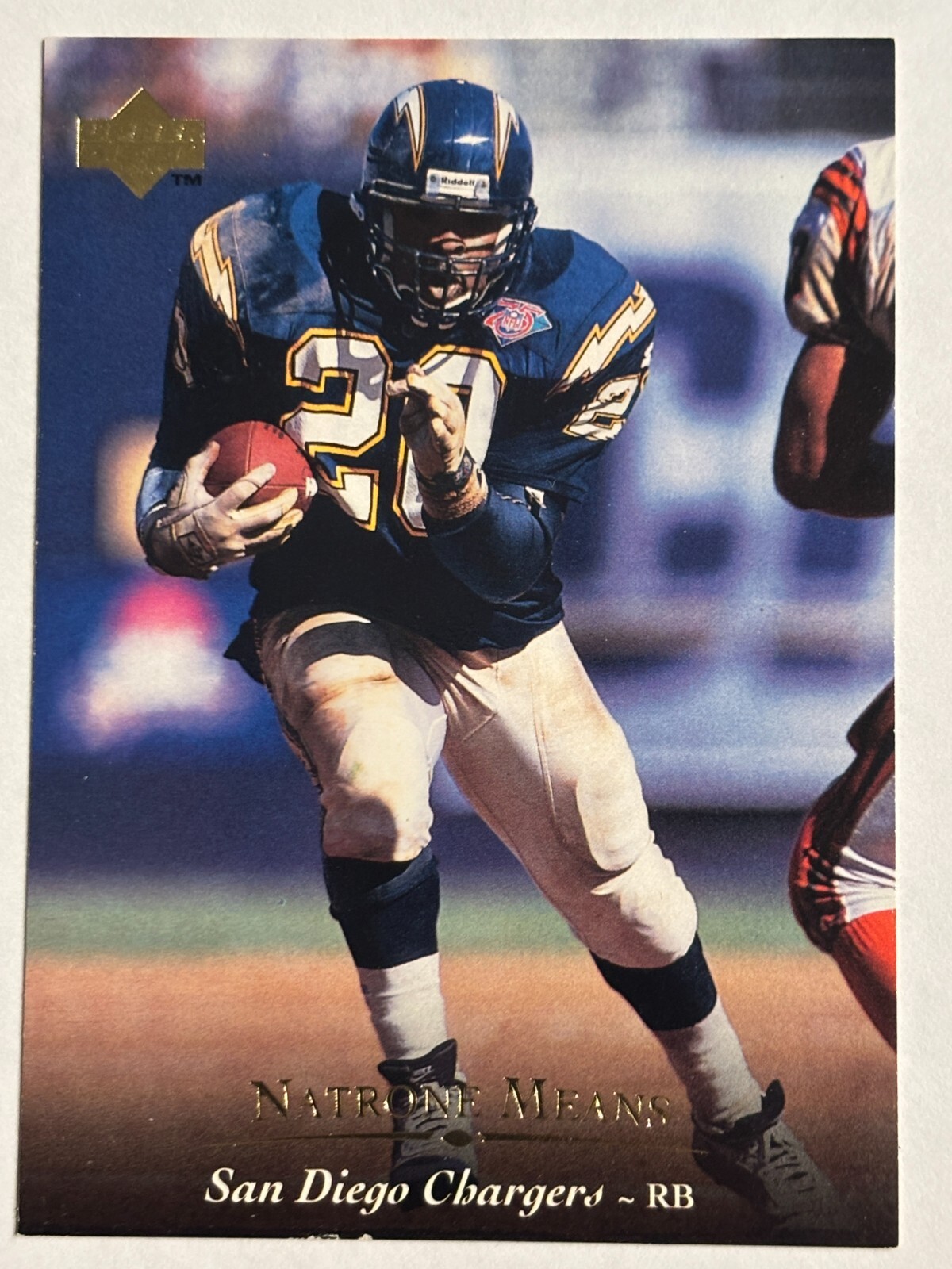 1995 Upper Deck #169 Natrone Means San Diego Chargers