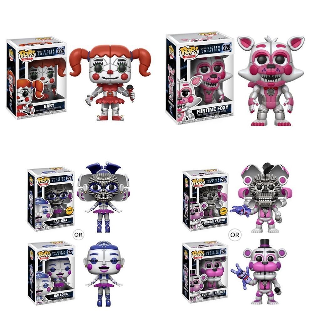 FUNKO POP FUNTIME FREDDY Sister Location Vinyl Figures (VAULTED)