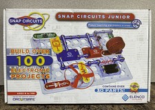 ELENCO Snap Circuits Jr.  100 Experiments Electronics Discovery Kit Open Box