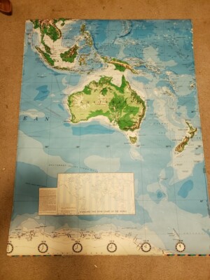 Australia and Standard Time Zone Chart of the World 53
