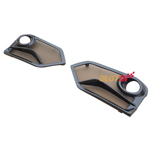 Cubierta antiniebla de fibra de carbono estilo JS para Honda Civic 10th FK8 Type-R 2017+ - Imagen 7 de 14