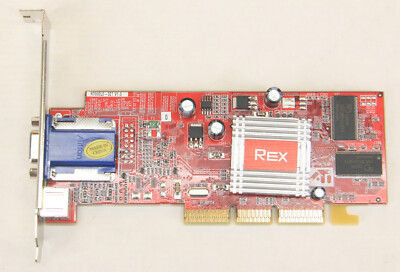 REX ATI Radeon 7000 32MB AGP Video Card VGA and TV out