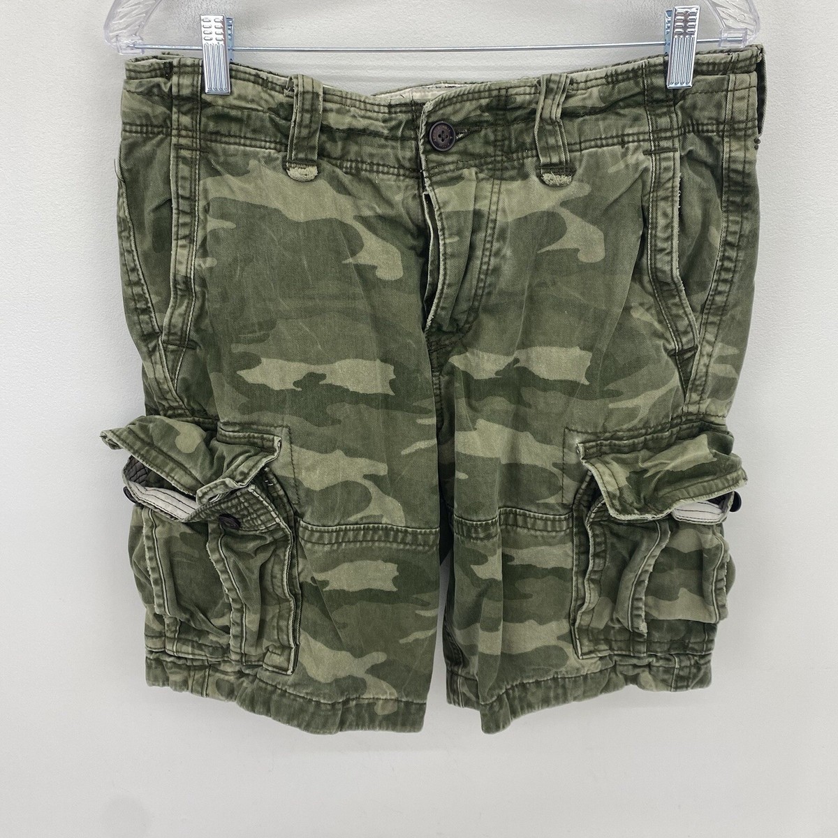 パンツ abercrombie&fitch cargo shorts y2k city Vtg 90s ABERCROMBIE FITCH Mens 29 Khaki Y2K CARGO SHORTS