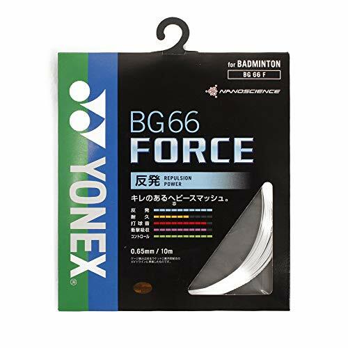 YONEX BG66フォース　200mロール ホワイト Yonex BG 66 Force 200m Badminton String (White) - JoyBadminton