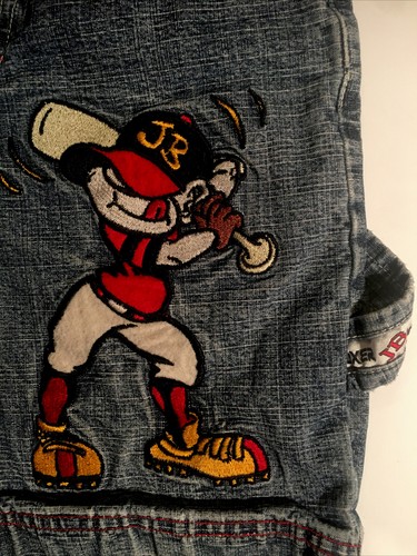 Vintage Joe Boxer Denim Shorts Baseball 