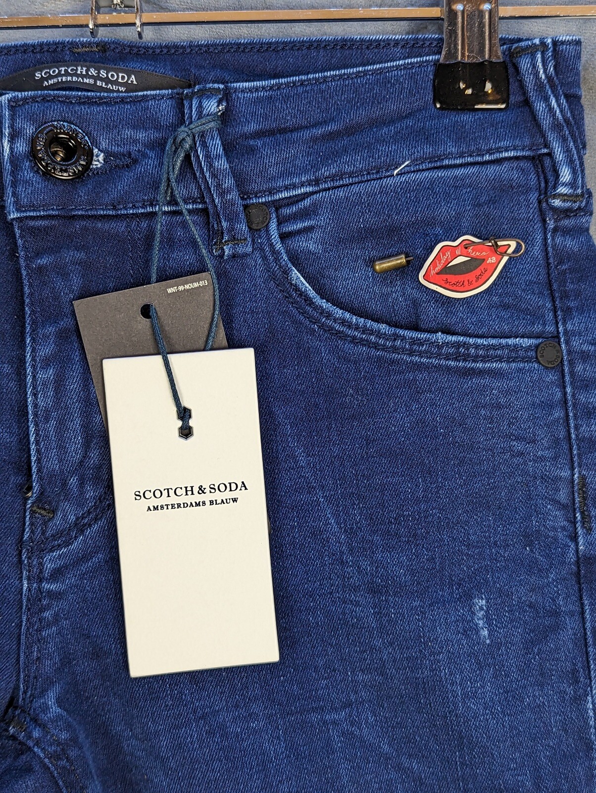 Scotch & Soda Jeans Size W24 L30 La Bohemienne Mid Rise Skinny Indigo Blue image 5