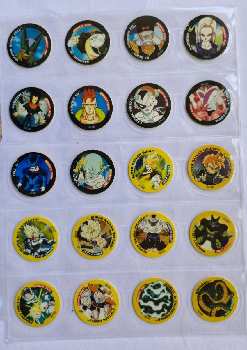 dragon ball z tazo series 1 Full Set Commons eBay