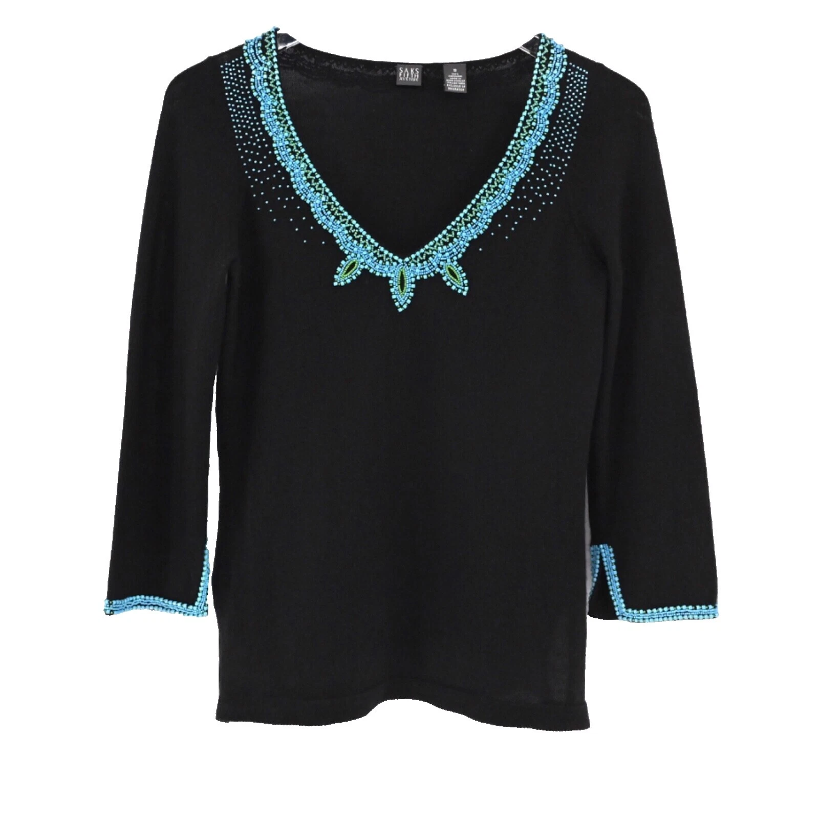 Suéteres geométrico Saks Fifth Avenue para Mujeres