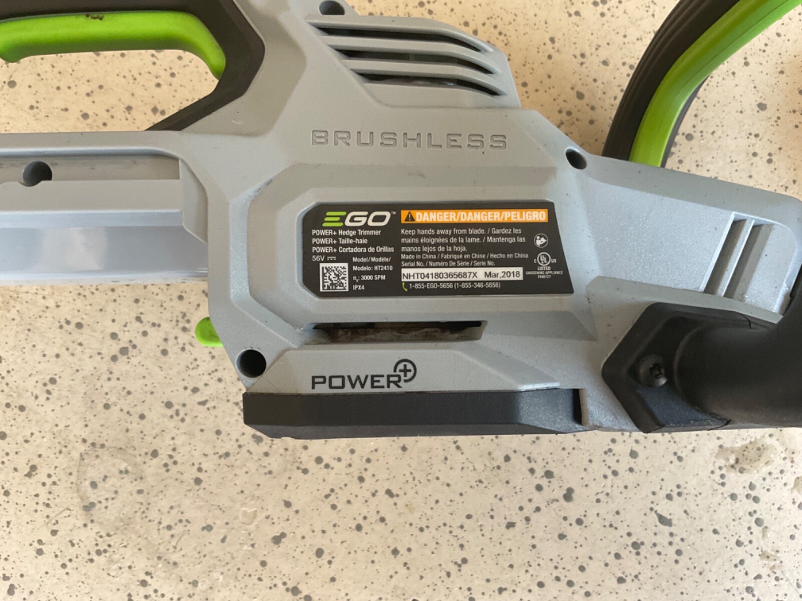 Used. EGO Power+ 2022 Model HT2410 24-Inch Hedge Trimmer - tool only