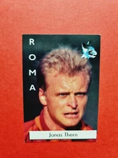 FIGURE 244 JONAS THERN ROMA FOOTBALLFLASH 1995-1996 EURO FLASH STICKER